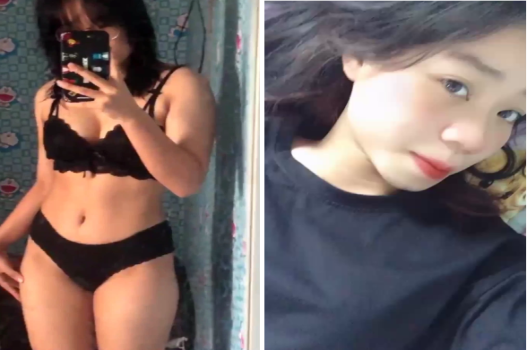 Em ngây ngô khoe bím rồi cho địt luôn