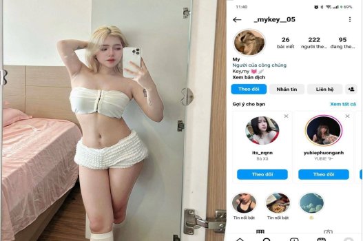 Sex Việt em Tiktoker Mykey xinh quyến rũ