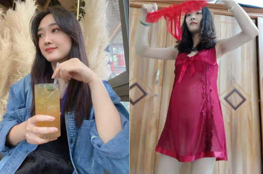 Vợ dâm mê mặc lọt khe lúc nện